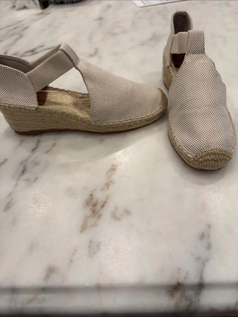 Tory Burch Catalina Espadrille-Canvas Shoe Size 7